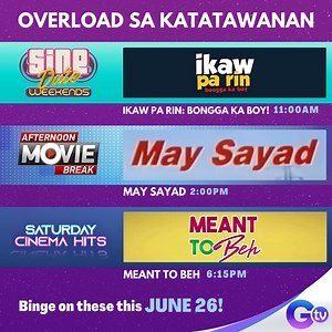 Overload sa katatawanan ang Saturday niyo with GTV Movies! 🤩 | GTV