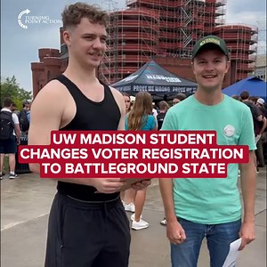 TPAction is out on college campuses registering voters for this upcoming election! 🇺🇸 TPAction.com/VOTE | Turning Point Action