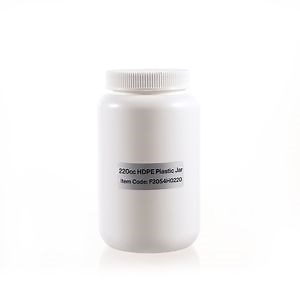 [Hot Item] Premium Empty Round White Capsules Bottle for Supplements