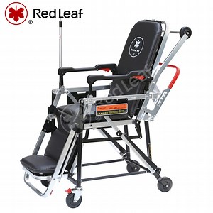 [Hot Item] Foldable Chair Stretcher for Elevators Transfer with Two-Stage I. V. Stand