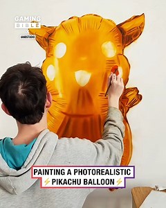 Insane Pikachu balloon drawing 🎈⚡️ | GAMINGbible