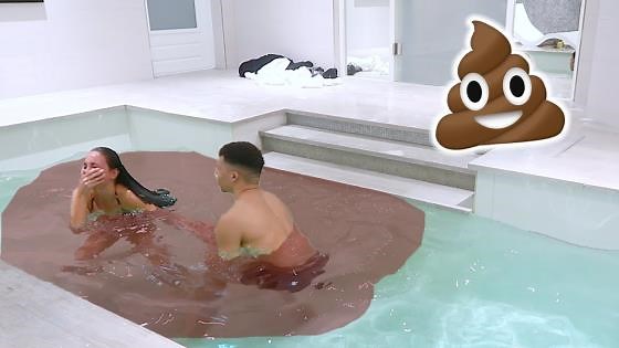 Durchfall-im-Pool-Prank an Freundin | Kelvin und Marvin