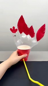 Use disposable gloves and paper cups to make a big cock! Come and try it with your kids! #handmadediy #parentchildhandmade #homemade toys #igreach #instagrowth #crafts #reelsinstagram #explore #easydiy #EasyDIY #TrendingDIY #handmadeorigami | The Art Of Paper