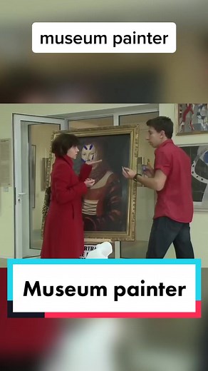 Museum painter #museum #museumprank #painter #artist #prank #fyp #fun #funny