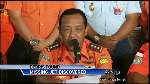 AirAsia Recovery Operation for Flight Wreckage, Bodies