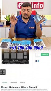 Universal black stencil || universal bga reballing stencils for mobile