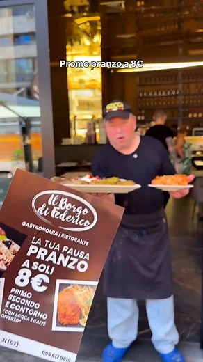 2.4K reactions · 189 shares | Pausa pranzo a soli 8€? Da noi non è un sogno, ma una solida realtà!   Dimentica i soliti pranzi tristi e senza gusto… da noi è tutto freschissimo, preparato con passione e soprattutto ABBONDANTE… che aspetti? #pranzo #dovemangiare #catania | Il Borgo di Federico | Facebook