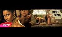 Mix of 2 videos from youtube : Nicki Minaj Anaconda fart remix
