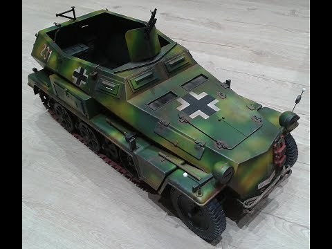 1/6th Scale German Half track Sd Kfz 250 complete build.