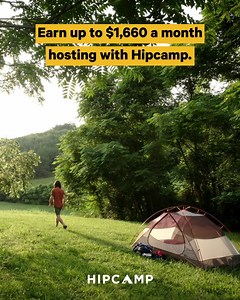84K views · 243 reactions | North Carolina hosts earn up to $1,660/month with Hipcamp! Signup today to begin hosting. | Hipcamp | Facebook