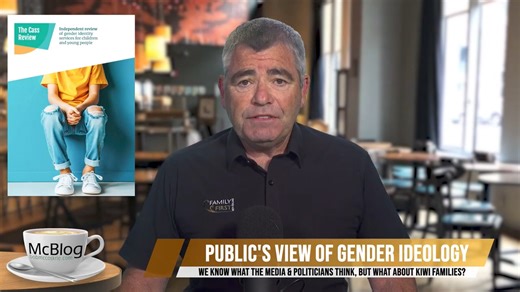 What do kiwi families think about children trying to change their sex, puberty blockers, and gender ideology in classrooms? A new nationwide poll tells us, but the media have ignored it. You'll soon see why. #McBlog #media #familyfirst #familyfirstnz | Family First New Zealand