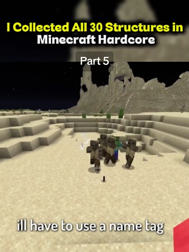 Part 5 | I Collected All 30 Structures in Minecraft Hardcore Author: Beppo #minecraft #minecraftchallenge #minecraftpvp #minecraftbut #usa