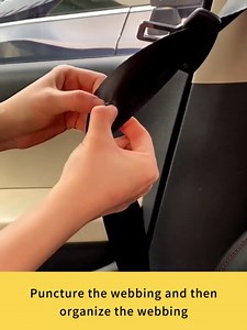 20 Sets Seat Belt Button Stop, Snap-on Seatbelt Stopper Prevent Buckle from Sliding Down, Universal Fit Stopper Button Plastic Seat Belt Buckle Clip Stop, Car Accessories (Beige)