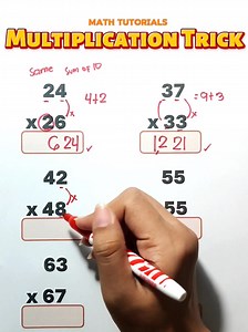 51K views · 754 reactions | Multiplication Trick‼️ #Math #mathteachergon #mathmadeeasy #akositeachergon #mathtricks #multiplicationtricks #basicmath | Math Tutorials | Facebook