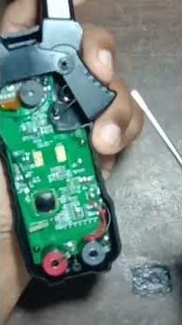 Metravi Ac Dc clamp meter inside.