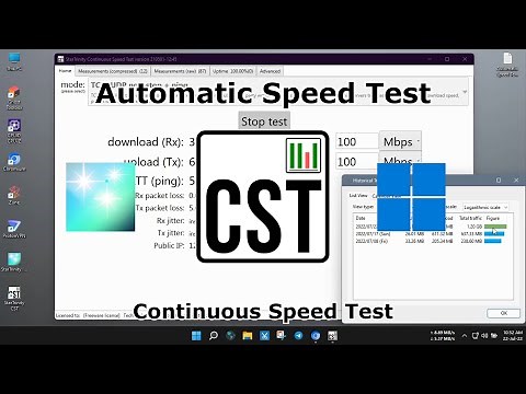 Continuous Speed Test | Windows | Automatic Speed Test