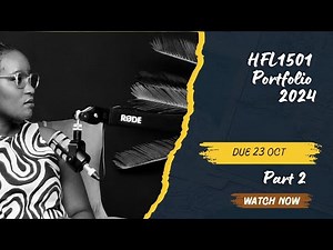 HFL1501 PORTFOLIO 2024●| OCT●| UNISA #southafricanyoutuber #varsity