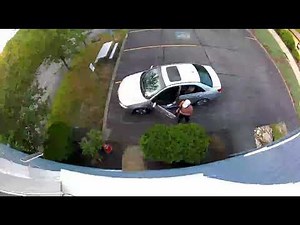 CAUGHT ON CAMERA: guy pees on doctor's office
