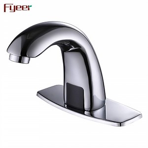 [Hot Item] Fyeer Brass Infrared Touchless Water Tap Automatic Sensor Faucet