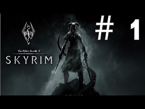TES V: Skyrim Female Dark Elf Walkthrough Part 1 - Escaping Deathrow