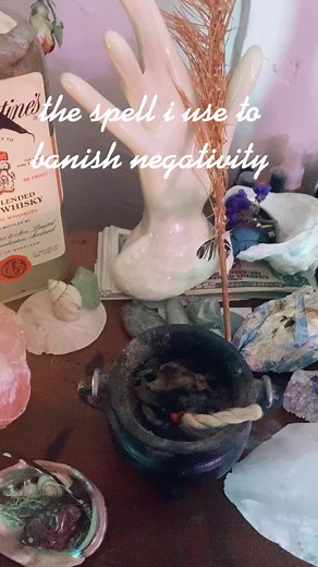 my go-to spell for banishing negativity and cutting ties with toxic people #witchtok #babywitch #spellsandcharms #learnontiktok