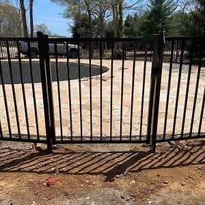 [Hot Item] Black Aluminum Steel Metal Flat Top Fence for Pool Safety Fence
