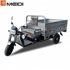 [Hot Item] Triciclo eléctrico certificado EEC de Meidi para adultos, triciclo de gran rueda para entrega de carga
