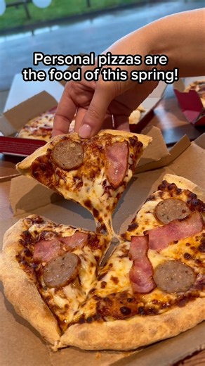 Spring is here...and so is the smell of your very own Domino’s Personal Pizza! 🌸 Perfectly sized, perfectly yours 🍕 www.dominos.co.uk | Domino's Bradford