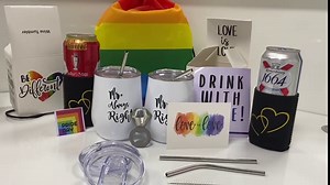 Mr and Mr Beer Tumbler Set, Gay Couple Gifts for Men, Gay Anniversary, Gay Wedding, Gay Engagement, His and His | 12Oz Insulated Stainless Steel Wine Tumbler Gift Set - Pride Couple, Mr Always Right