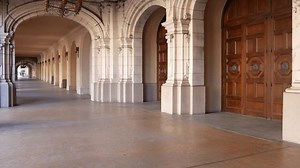 Spanish Colonial Revival Architecture Balboa Park: стоковое видео (без лицензионных платежей), 1100064075 | Shutterstock