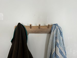5-hook Driftwood Coat Rack: Rustic Beach House Decor (24" Long) - Etsy