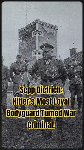 Sepp Dietrich: Hitler’s Most Loyal Bodyguard Turned War Criminal!