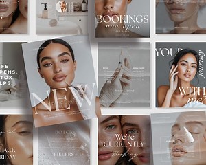 266 Botox Filler Instagram Templates | Aesthetic Medspa Instagram Templates | Nurse Injector Social Media | Lip Filler Instagram Post - Etsy UK