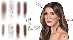 Procreate Skin Brush Set for Portrait Realistic Face Shading Texture Brushes Digital Painting Tools - Etsy Canada