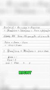 Solving compound angle formula problems 🤔 #alevelmaths #cambridgemaths #trigonometricidentities