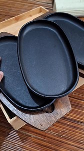 Japan cast iron sizzling plate 900 3pcs na big size | Ann ya Japan surplus onlineshoppe