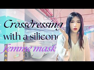 🎭Crossdressing in an Empty Parking Lot with M30 Mask