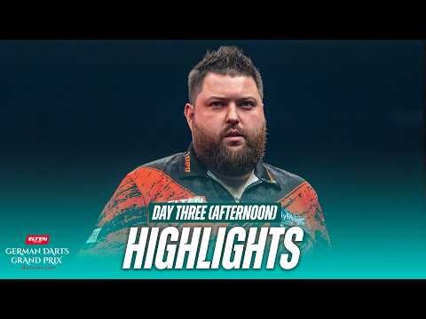 LAST EIGHT CONFIRMED! ✅ | 2026 German Darts Grand Prix | Day Three Afternoon Highlights