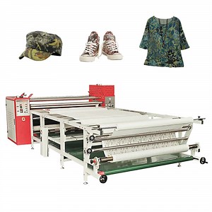 [Hot Item] 320X1700mm Half Oil Roll Digital Printing Fabric Machine Textile Roller Heat Press Machine
