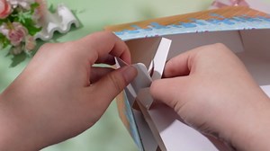 Tinlade 2 Pcs Ice Cream Utensil Holder Disposable Utensil Caddy for Party Organize Disposable Plates Spoons Paper Cups Cutlery Caddy with Handles for Baseball Ice Cream Birthday Party Supplies