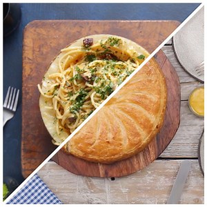 If you aren't cooking with an ENTIRE wheel of cheese, you're doing it wrong. | Tastemade