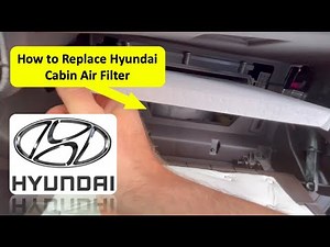 How to Replace a Hyundai Santa Fe Cabin Air Filter in 1 Minute