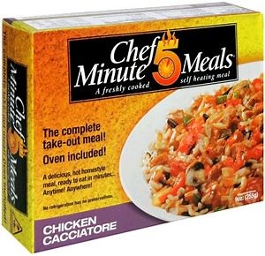 Chef 5 Minute Meals: Self-cooking meal-in-a-box