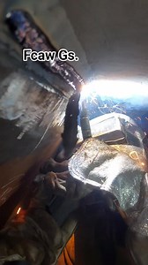 Welding process fcaw . Overhead position.. #weld #welding #welder #weldlife #foryoupage #fyp #myfollowers #ironmetal #highlights #videoreels #fcaw | Welder Pesong