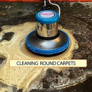 Round Carpet Gets an Immensely Satisfying Deep Clean 😮 | Genius Inventions