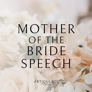 Mother of the Bride Toast, Mother of the Bride Speech, Speech Template Mother of Groom, Mother of the Bride Rehearsal Dinner Toast - Etsy UK