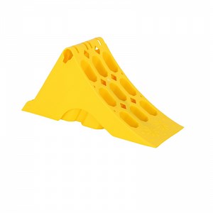 [Hot Item] Heavy Duty Wheel Chock Plastic Wheel Stop Parking Block for Cars Vehicles