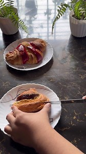 The “Chocolate bicolore lava croissant “ and “Red velvet bicolore croissant with cream cheese filling “ from our croissant special online class. These 2 are absolutely delicious,the taste is to die for ❤️ U can join this croissant class at 50% discount and get lifetime membership in the secret class group. To register in the class, please inbox at our page. | Sweet Daisy