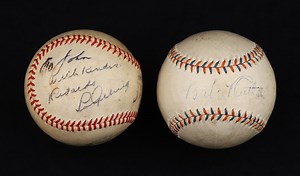 Rare autographed baseballs on the block — The Miller Times