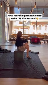 All the hard work has led Kat here! The TFS Film Production student experienced a ✨full circle moment✨ after having two of the films she produced nominated in EIGHT categories at the 2024 TFS Film Festival! ❤️🖤 #TorontoFilmSchool #FilmFestival #FilmProduction | Toronto Film School